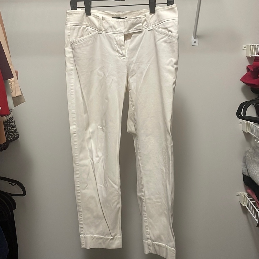 WHBM Off White Pant